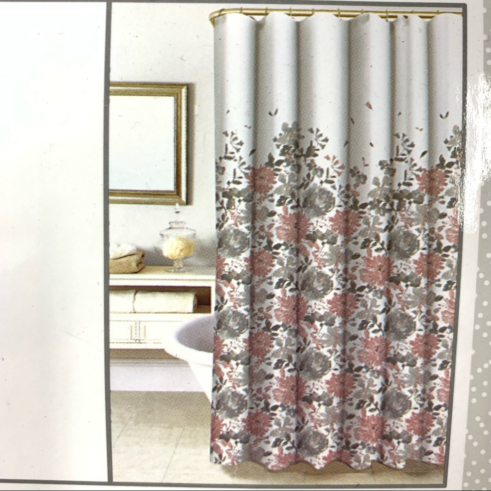 Cotton Shower Curtain Sz 70”x72” NWT
